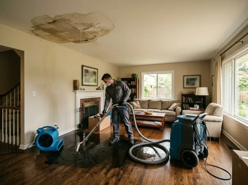 attic-pipe-burst-ceiling-drip-008 — frequently asked questions, Water Damage Restoration & Carpet Care in Whitestown, IN